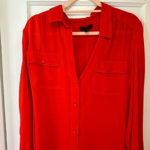 JCrew silk blouse, size 16 tall (just longer than classic cut)